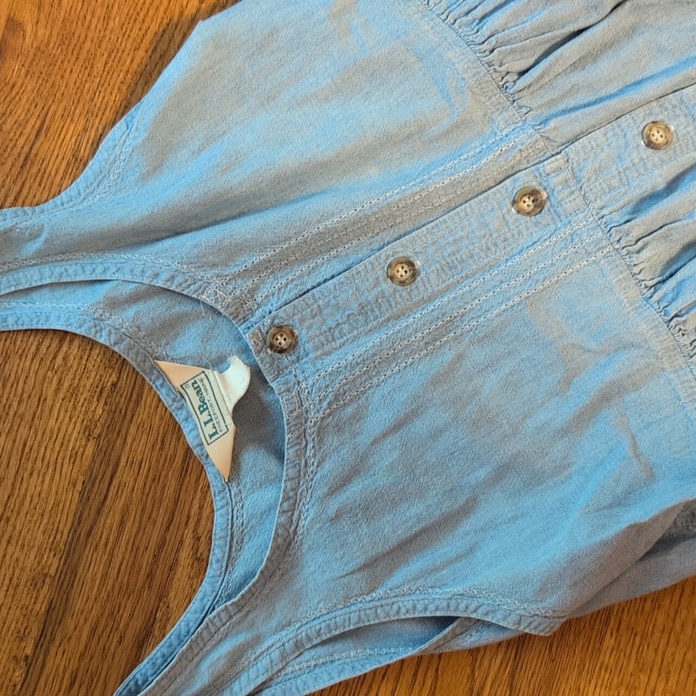 L.L. Bean Vintage Denim Dress - Picture 3 of 8